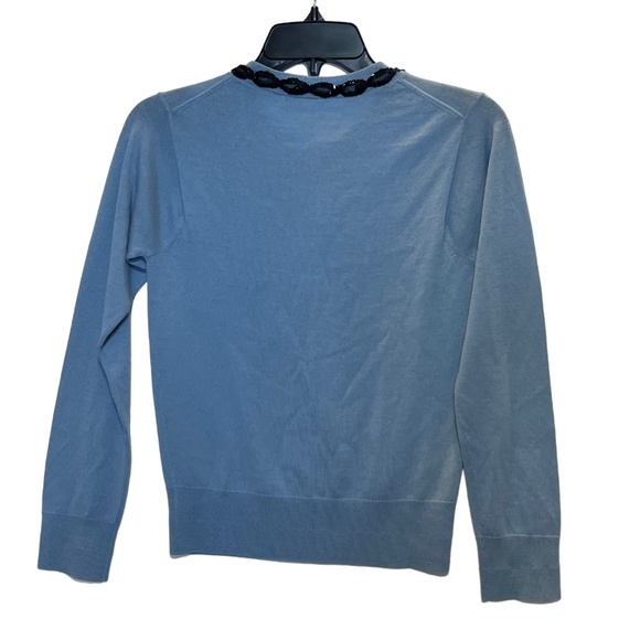 Marc Jacobs Button Down Sequin B0w Collar Sweater - Picture 4 of 9